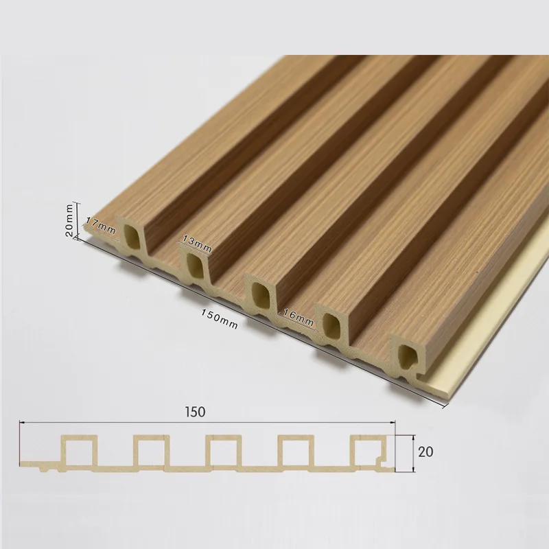 139 Dutý žlábkový panel s 5 mřížkami