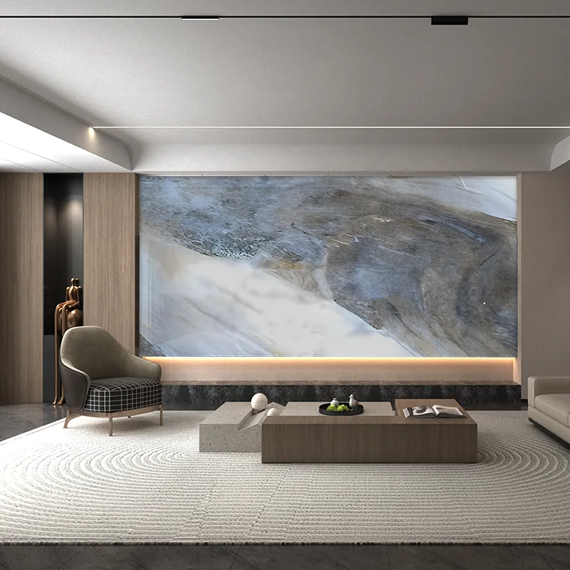 Amazon Green and Blue Series Mramorové pozadí nástěnný panel