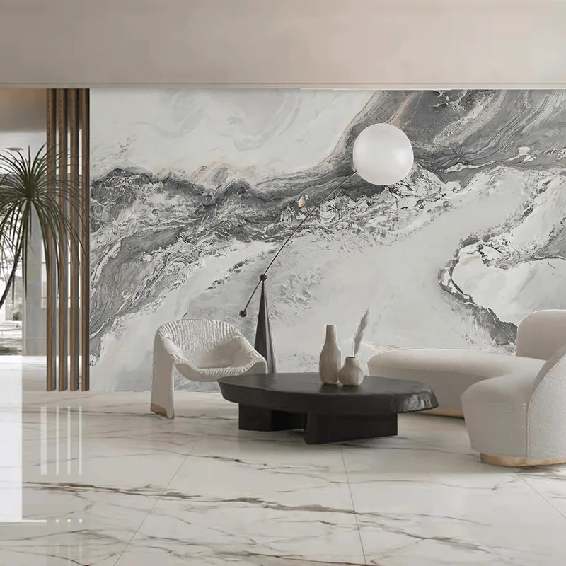 Gray Series Marble Background Wall Panel