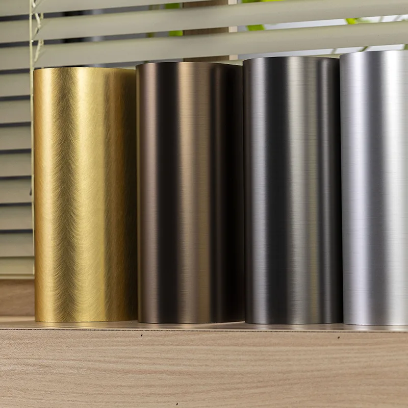 Nástěnný panel z masivního bambusového vlákna s kovovou texturou